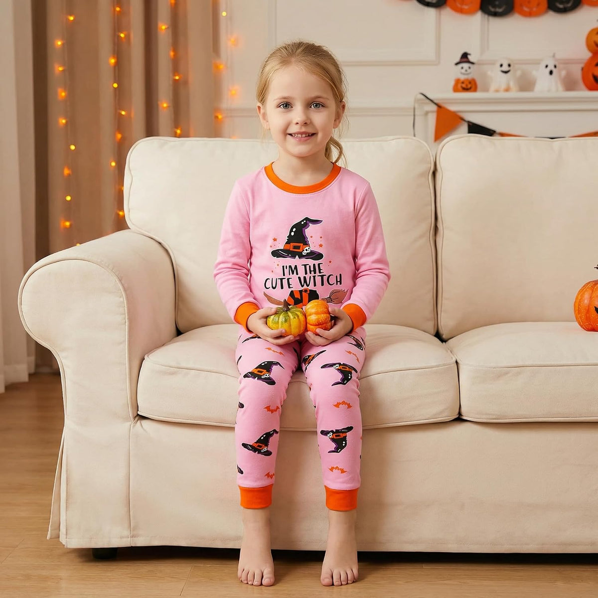 DAUGHTER QUEEN Boys & Girls 100% Cotton Halloween & Christmas PJS 18M-12Y