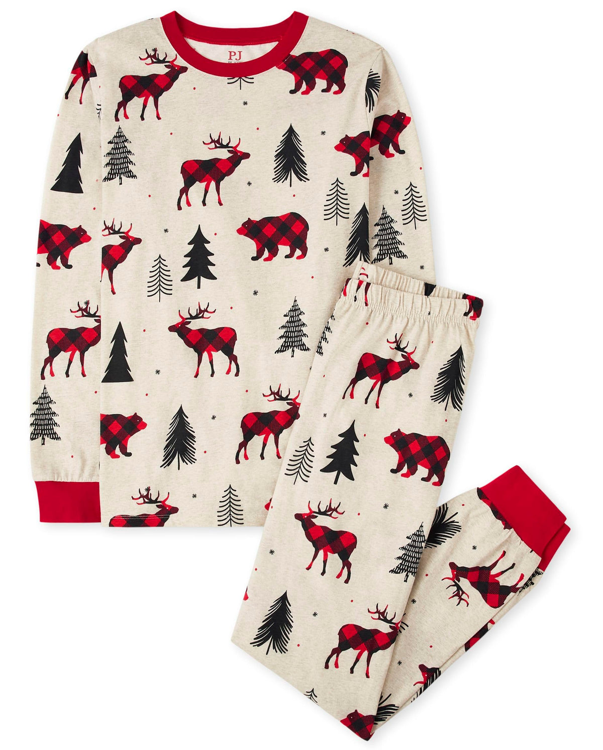 The Children's Place Family Matching Christmas Pajama Sets, Cotton