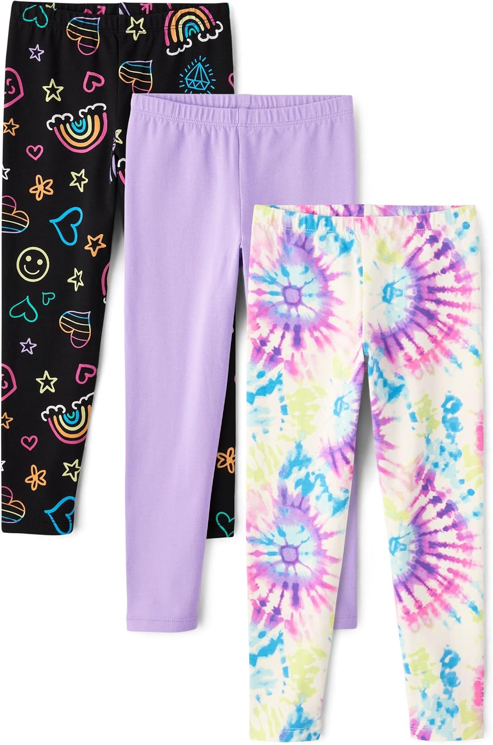 The Children's Place Girls Printed Leggings 2-Pack