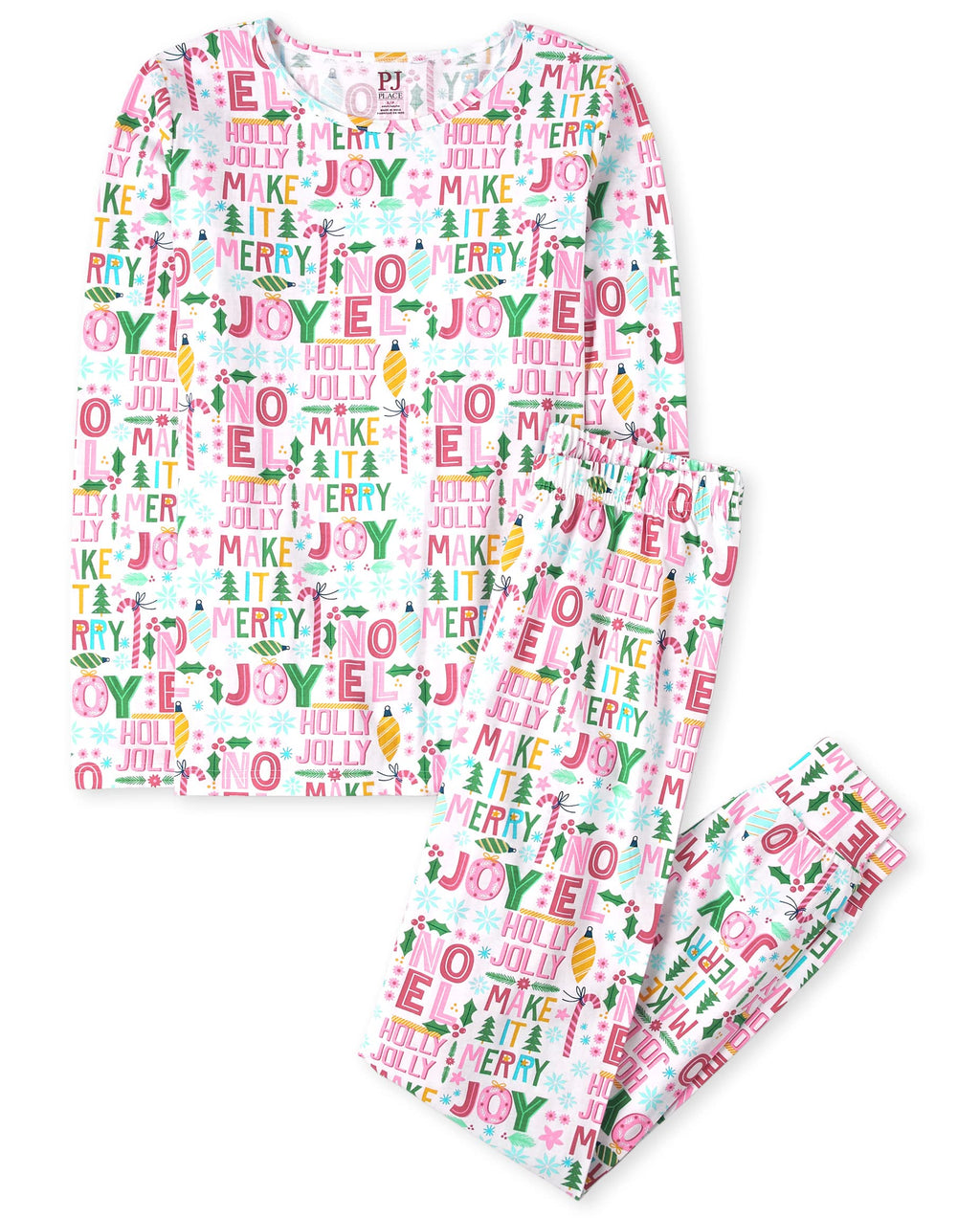 The Children's Place Family Matching Christmas Pajama Sets, Cotton