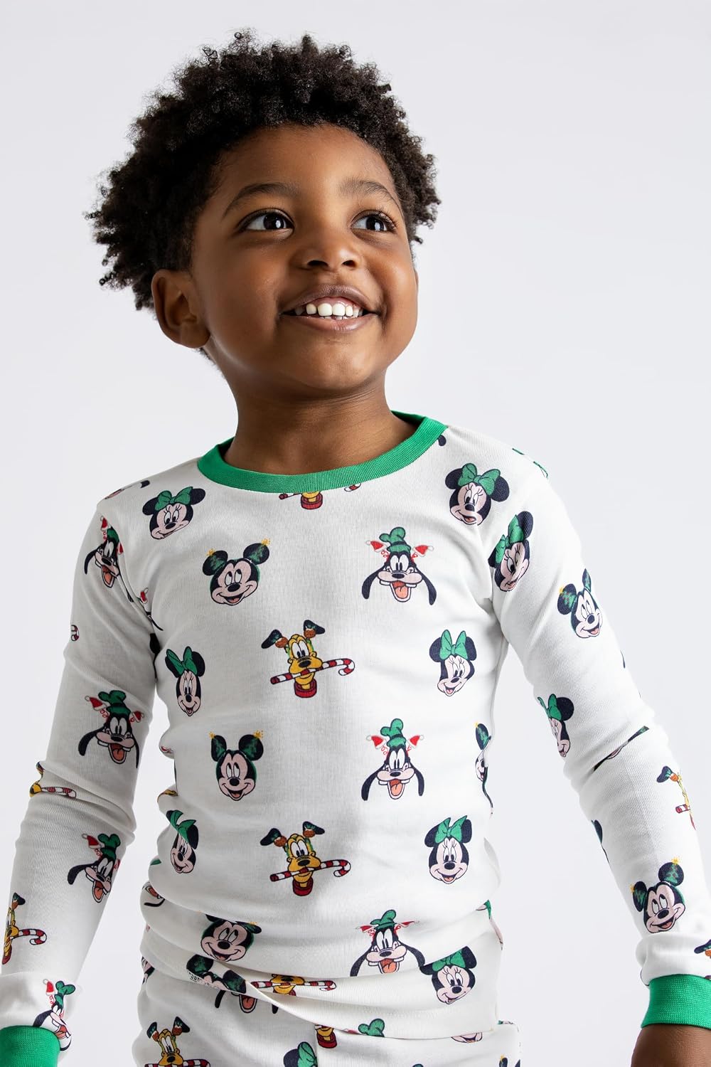 monica + andy Toddler & Kids Two Piece Pajama Set, 100% Organic Cotton Clothes for Boys & Girls, Children PJs