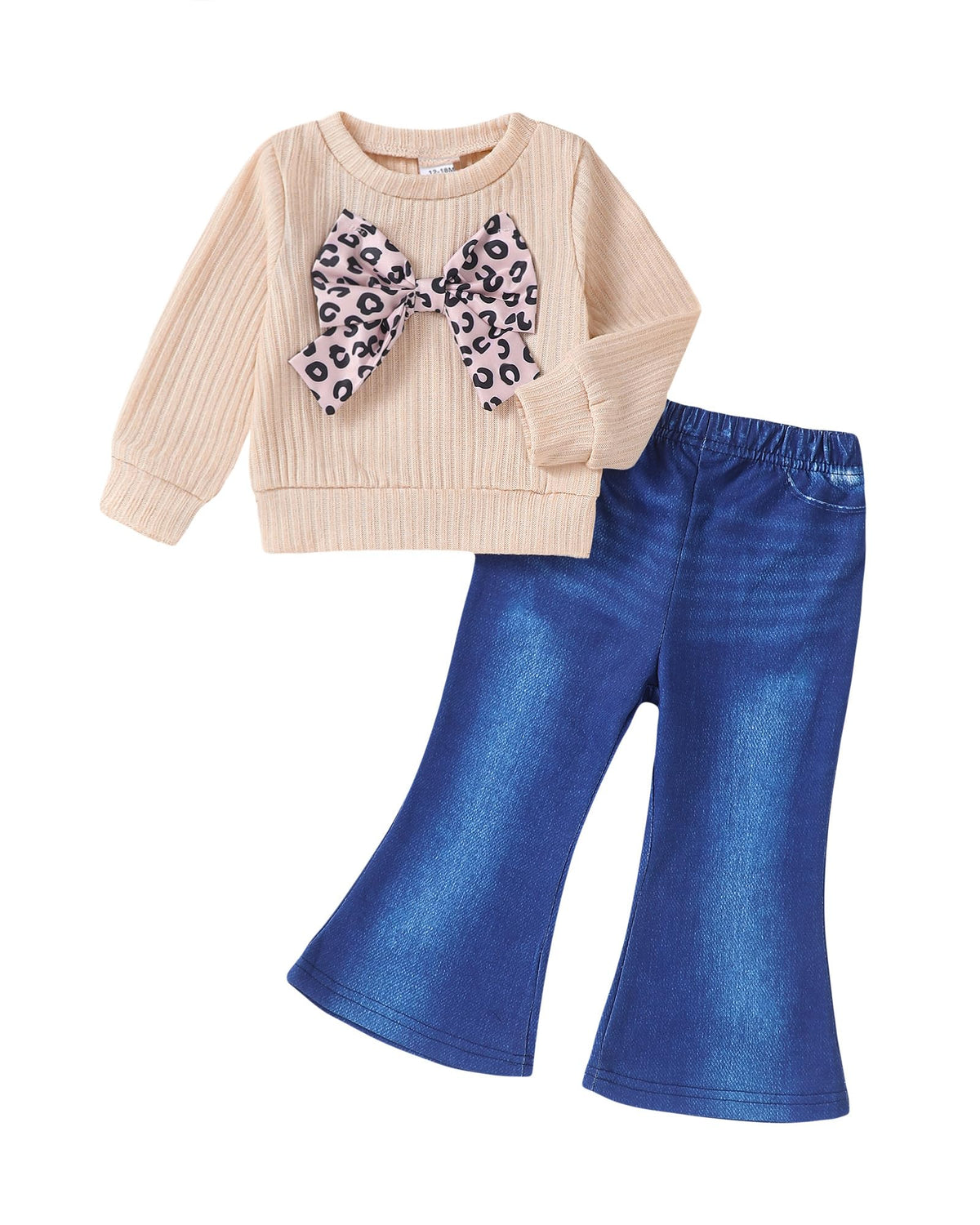 SODLON Toddler Girl Clothes Baby Fall Winter Sweatshirt Pants Outfit 12M-5T