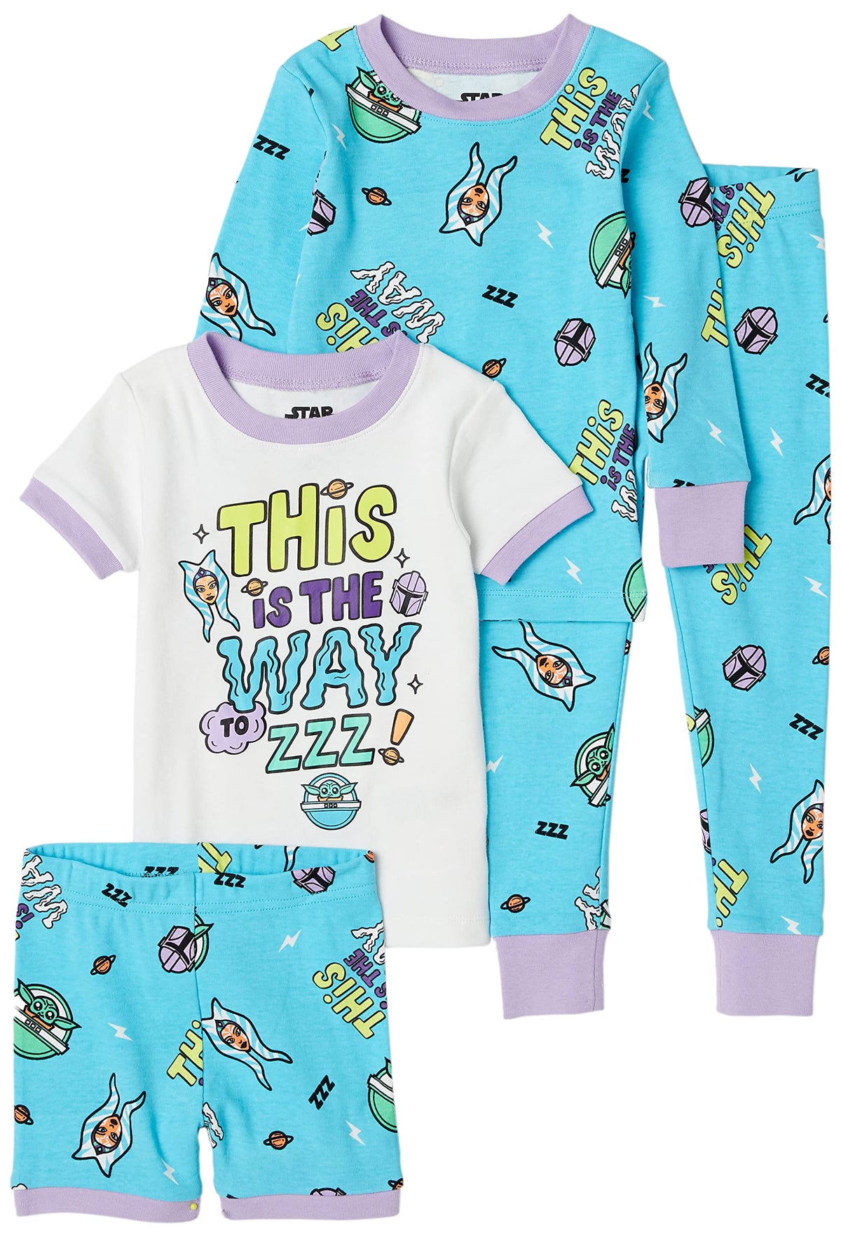 Amazon Essentials Disney | Marvel | Star Wars Babies, Toddlers and Girls' Pajama Set