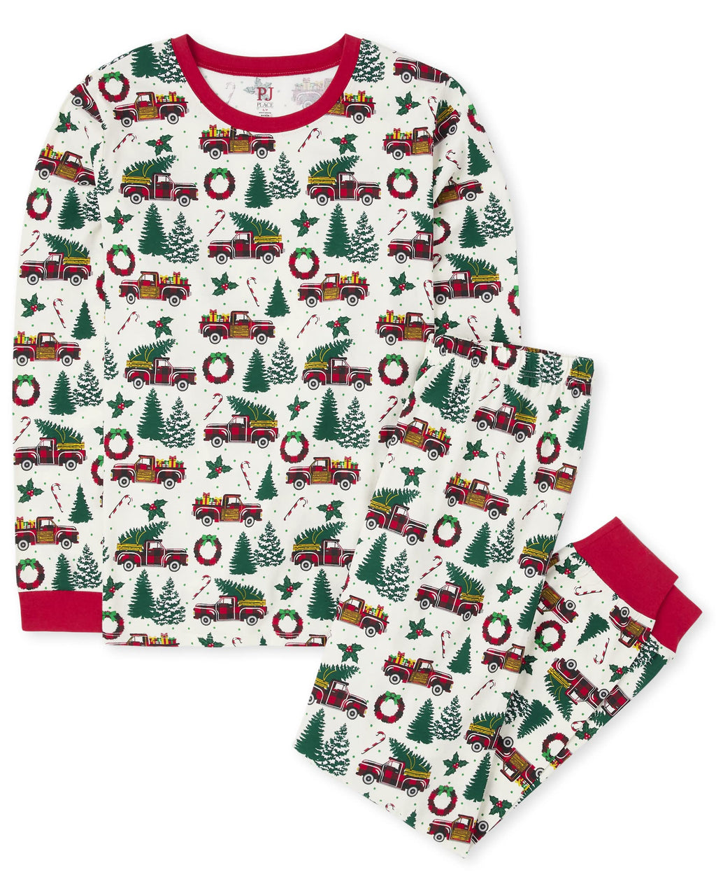 The Children's Place Family Matching Christmas Pajama Sets, Cotton