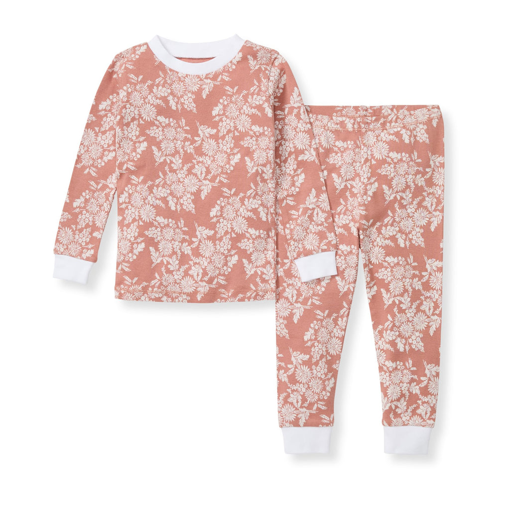 Burt's Bees Baby Girls Organic Cotton Pajamas, Toddler PJ Set, 2-PC