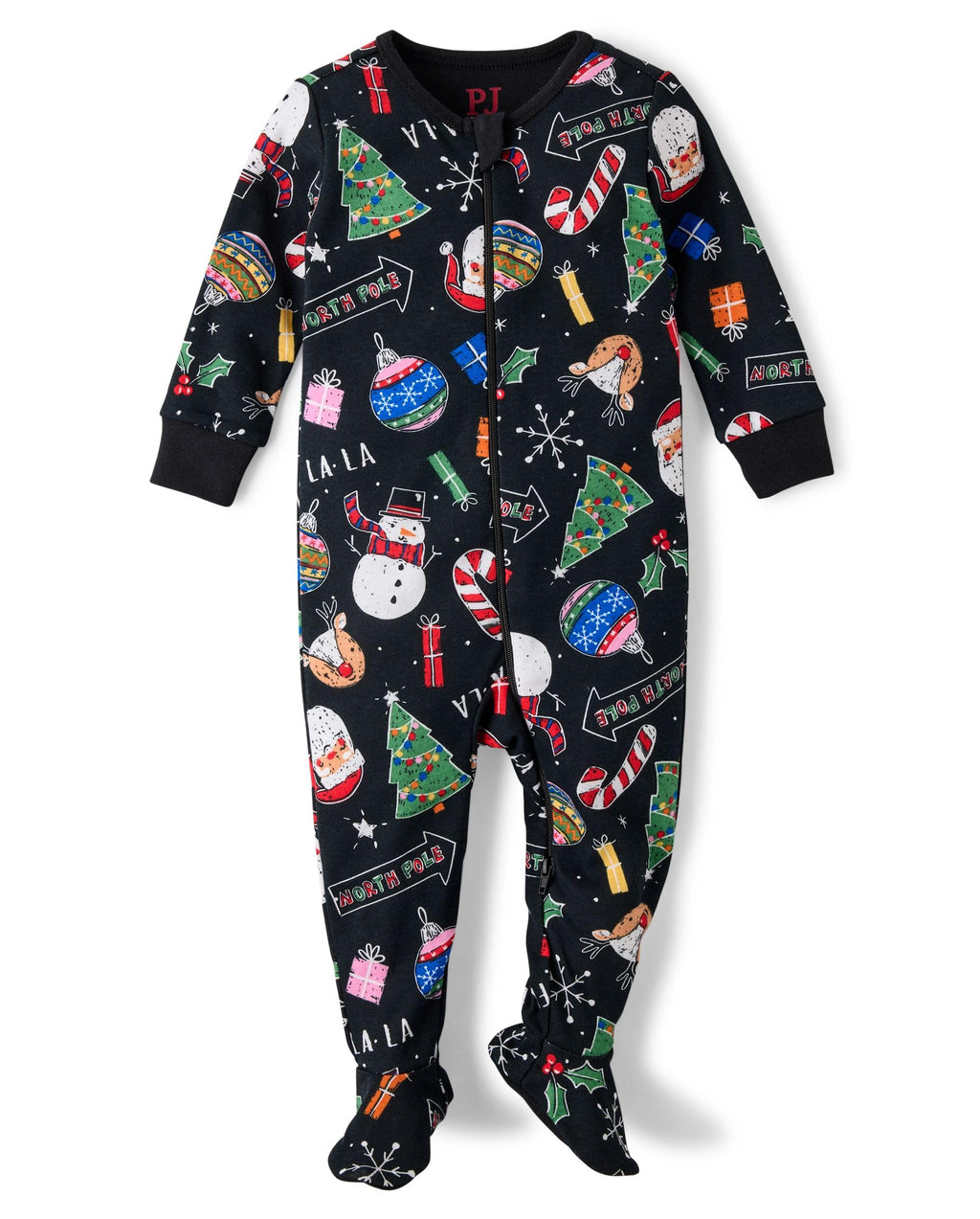 The Children's Place Family Matching Christmas Pajama Sets, Cotton