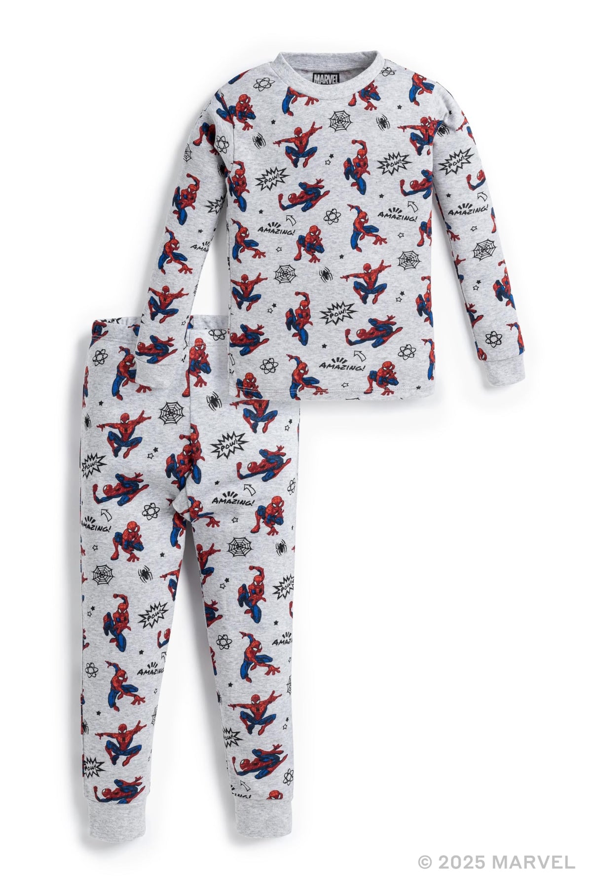 monica + andy Toddler & Kids Two Piece Pajama Set, 100% Organic Cotton Clothes for Boys & Girls, Children PJs