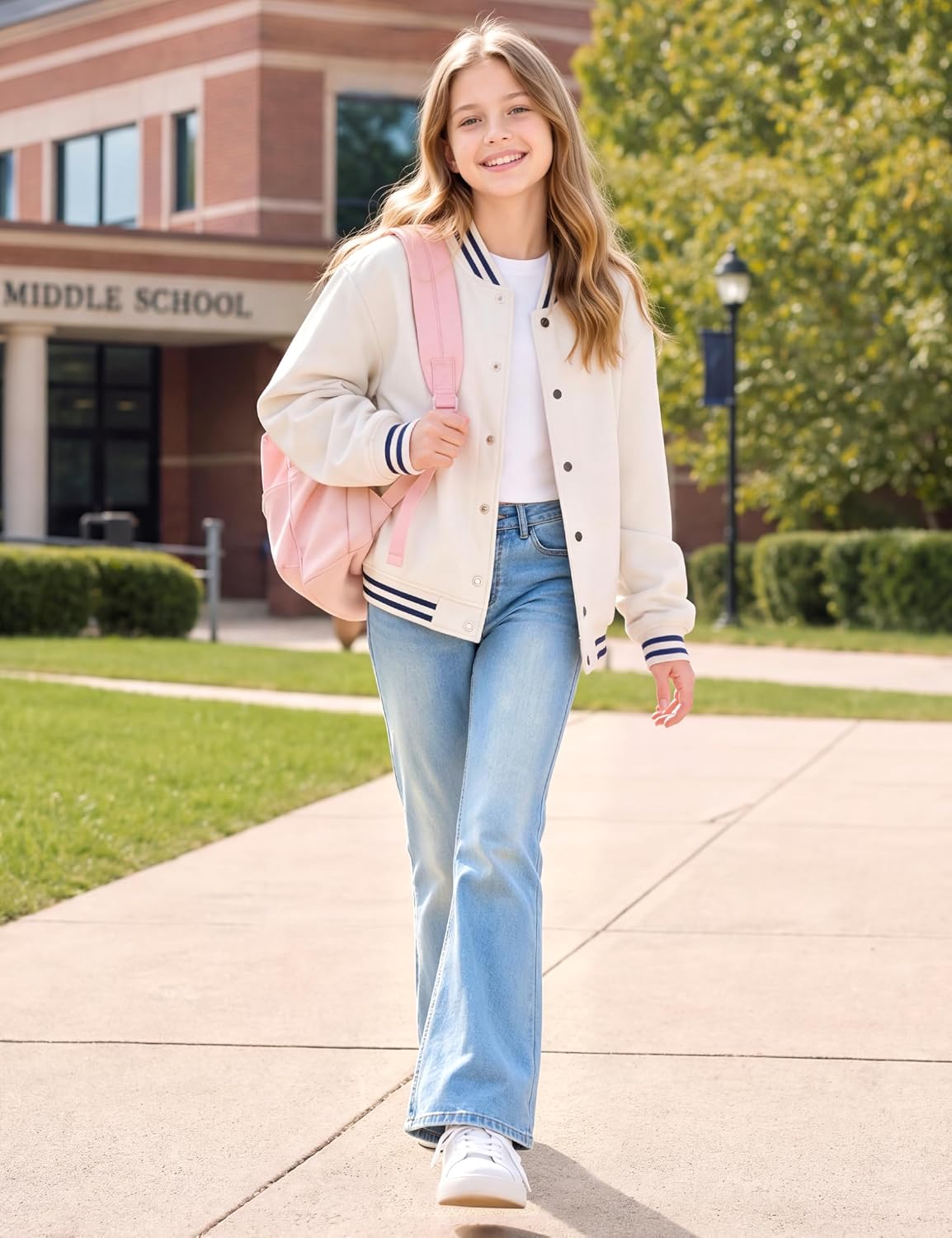 BOOPH Girls Flare Jeans Kids Denim Bell Bottom Pants for Teen Girls