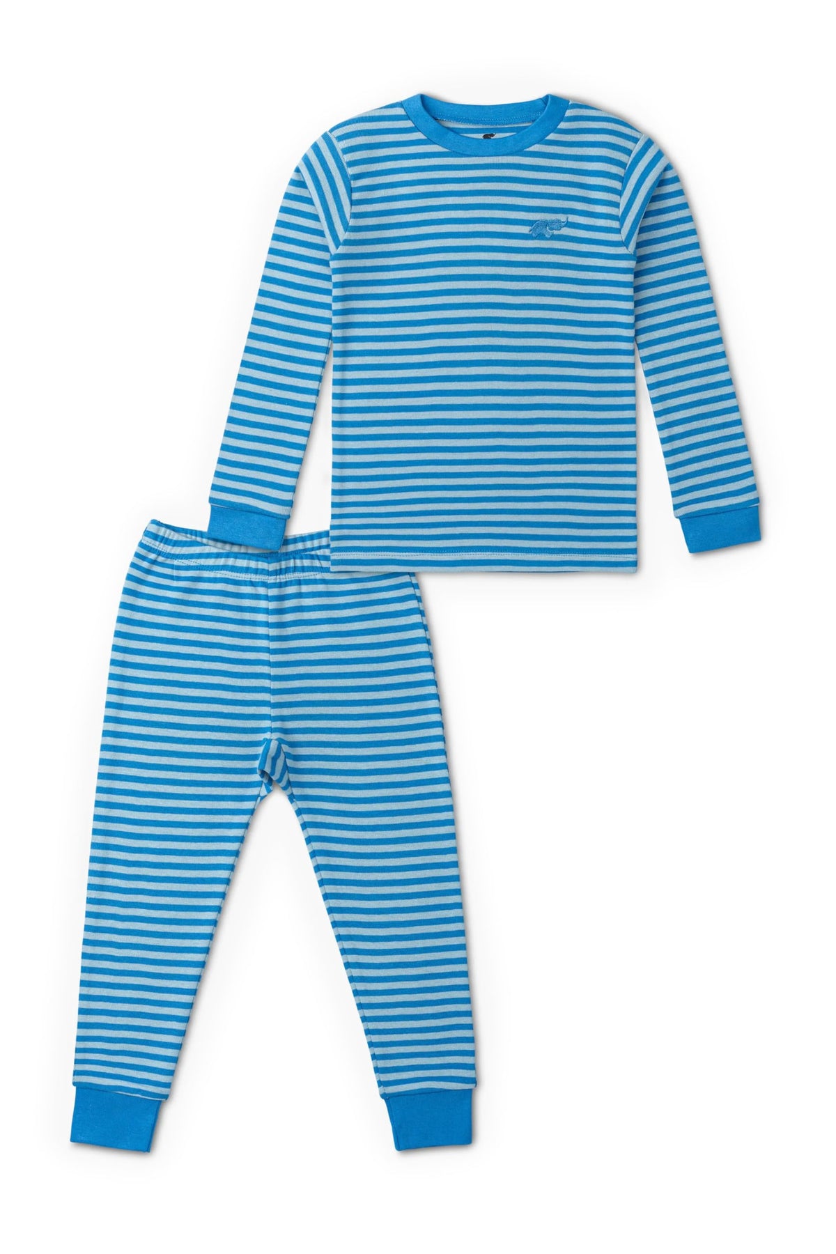 monica + andy Toddler & Kids Two Piece Pajama Set, 100% Organic Cotton Clothes for Boys & Girls, Children PJs