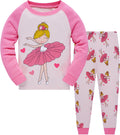 Little Girls Pajamas Sets Baby Girl 2Pcs 100% Cotton Pjs Kids Long Sleeve Sleepwear