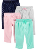 Simple Joys by Carter's Baby Girls 4-Pack Fleece PantsCasual Pants