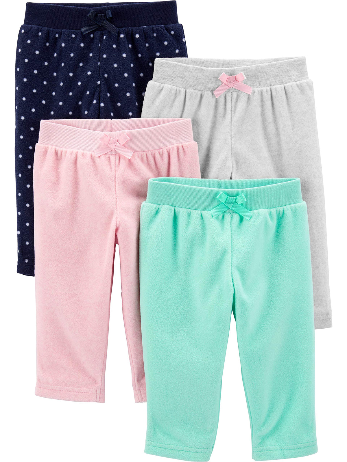 Simple Joys by Carter's Baby Girls 4-Pack Fleece PantsCasual Pants