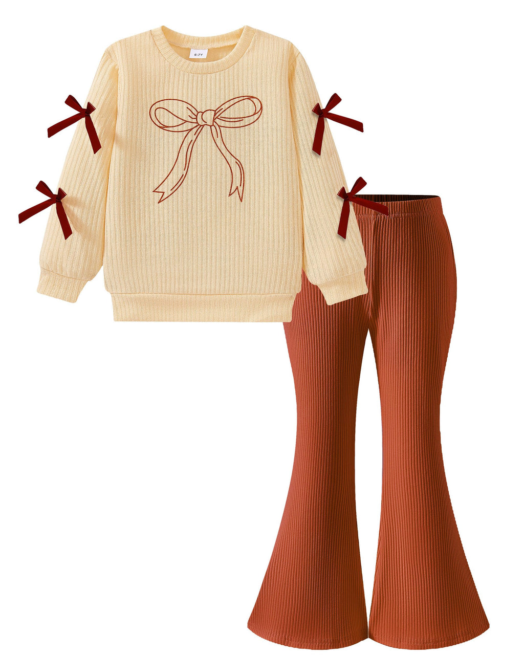 Toddler Girls Clothes 2 Piece Little Girl Fall Winter Outfits 3-8Y