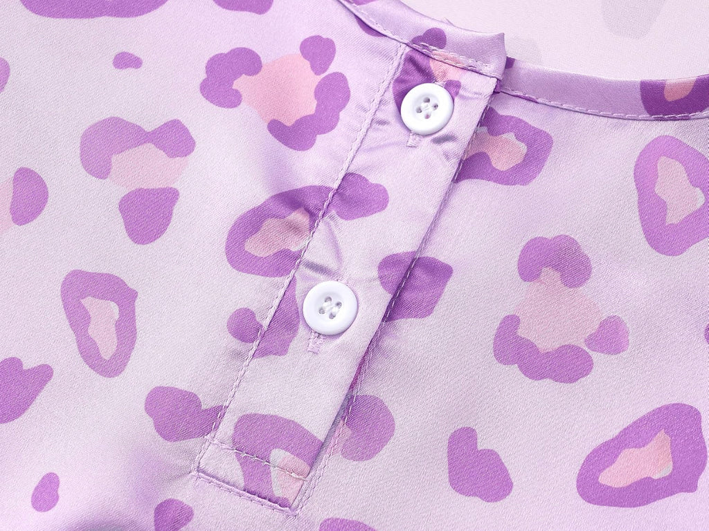 Topgal Girls Silky Satin Pajamas, 2-Piece Tank and Shorts, Sizes 6-16