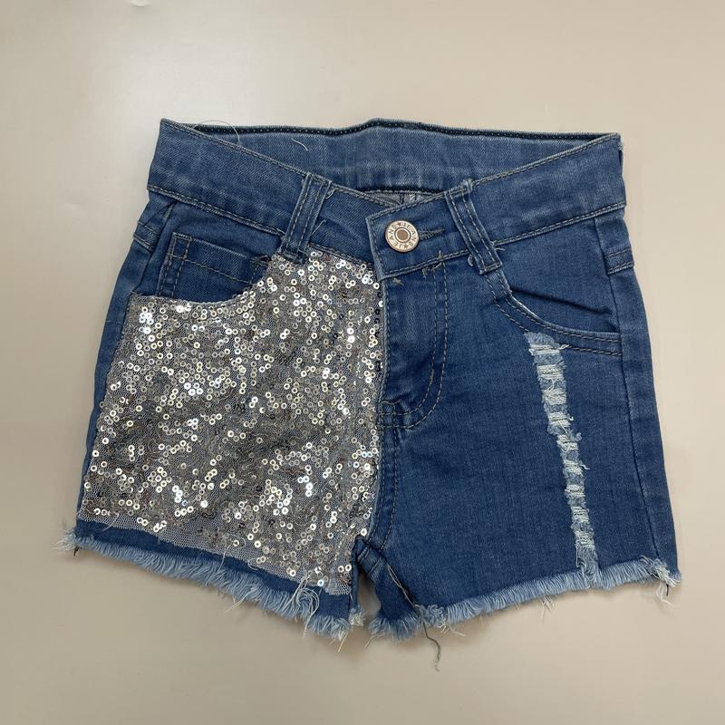 Girl Summer Denim Shorts Leopard Summer Bottom Adjustable Waist